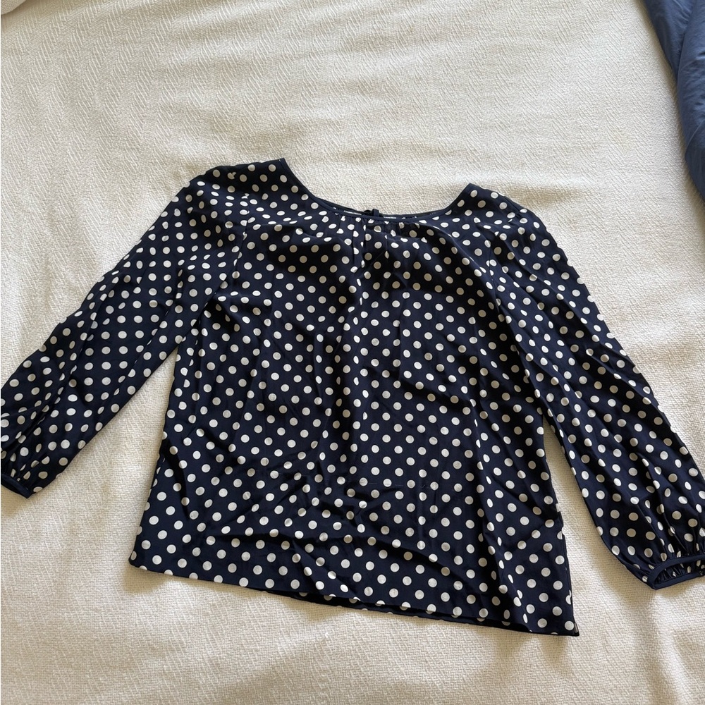 J. Crew Polka Dot Women's Blouse